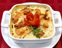 Baked chicken liver 